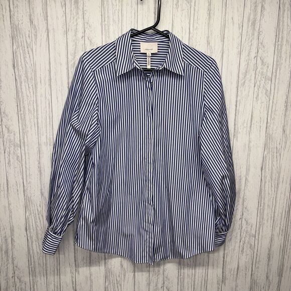 Womens Size XS Cinq A Sept Kandice Striped Button Up Shirt NWOT - Picture 4 of 9